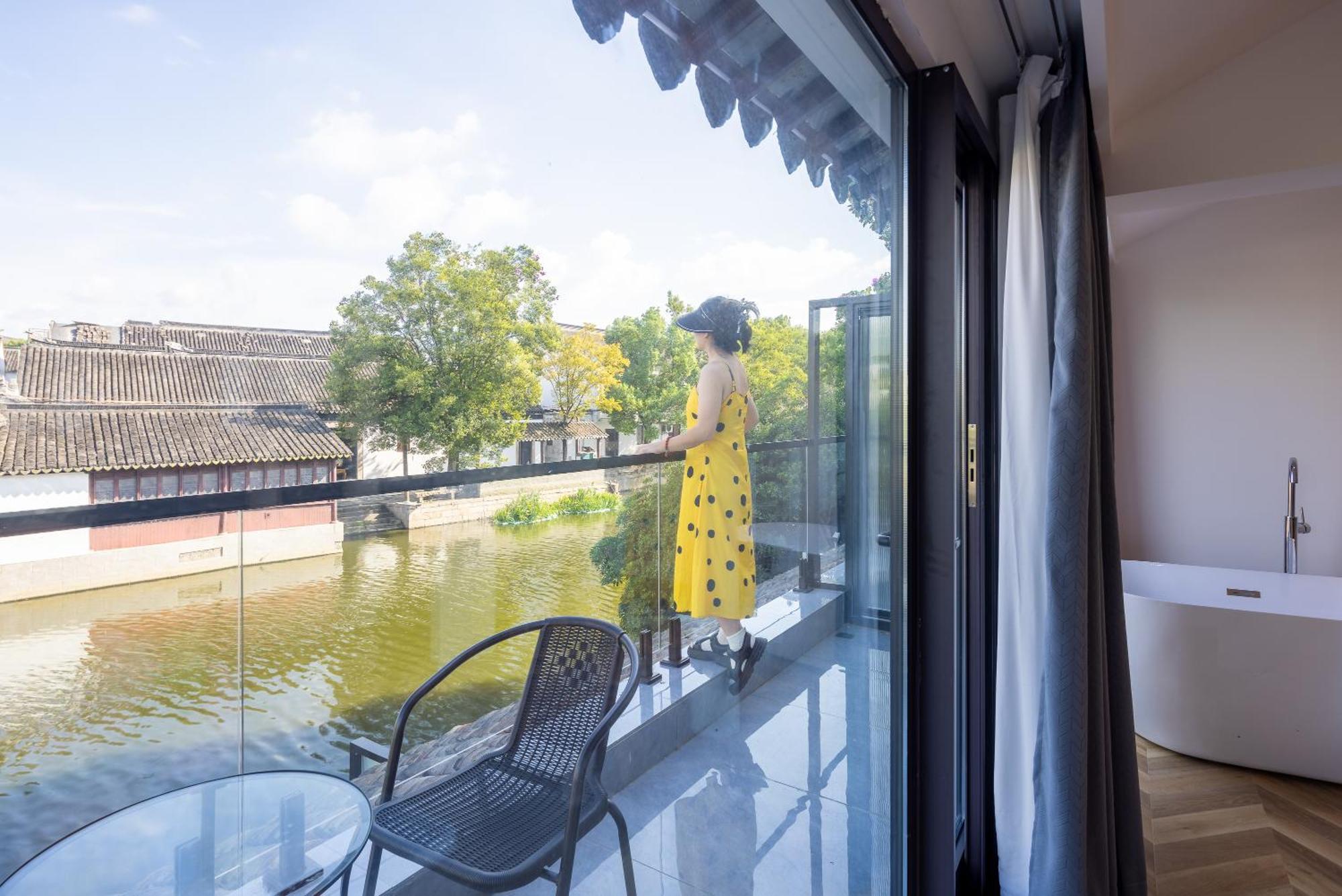 Tongli Slowlife River View Inn Suzhou  Dış mekan fotoğraf