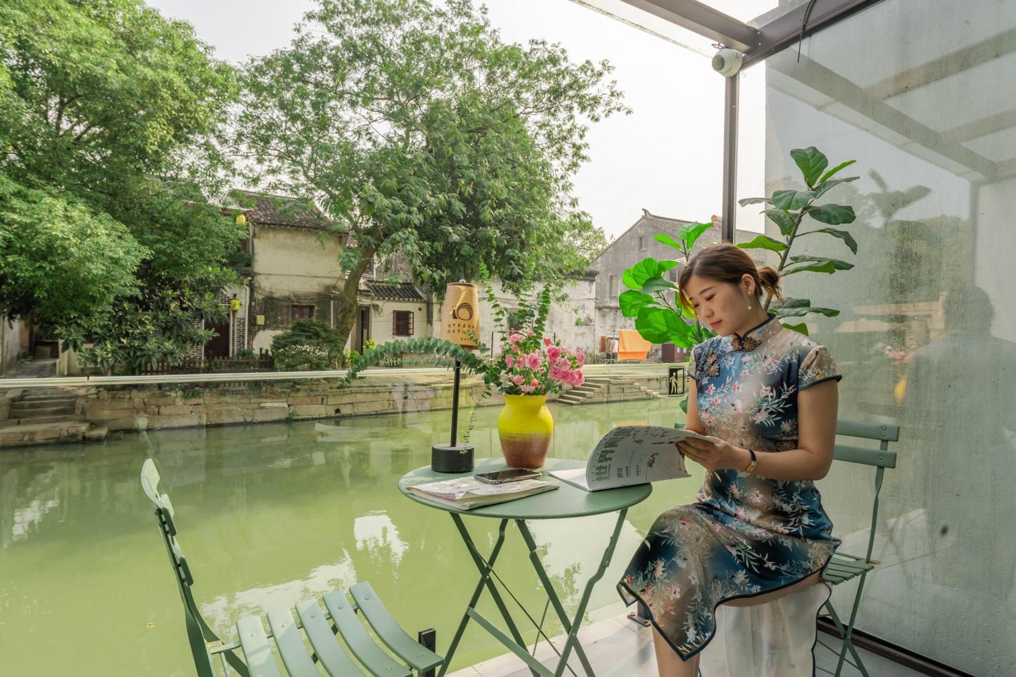 Tongli Slowlife River View Inn Suzhou  Dış mekan fotoğraf