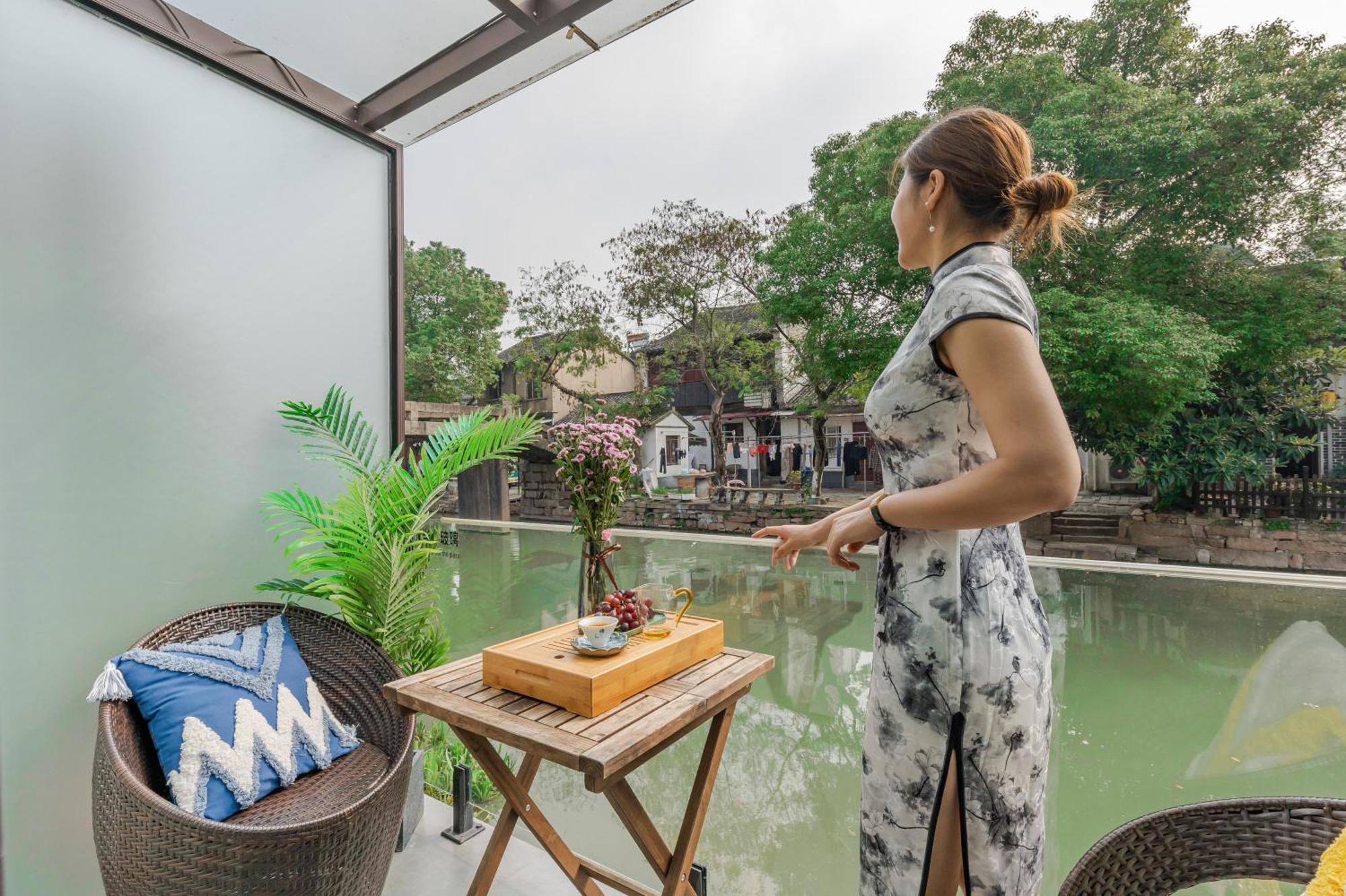 Tongli Slowlife River View Inn Suzhou  Dış mekan fotoğraf