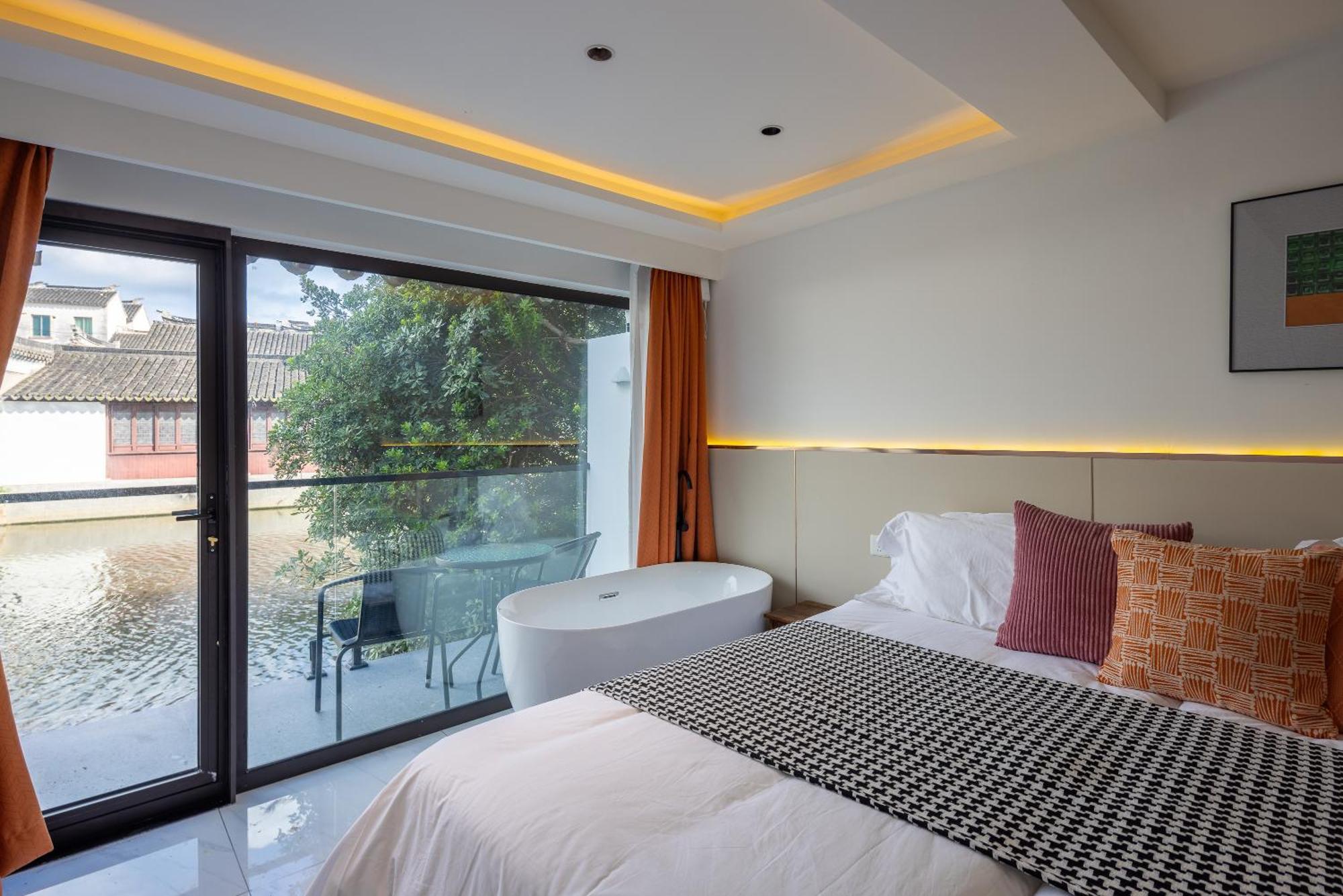 Tongli Slowlife River View Inn Suzhou  Dış mekan fotoğraf