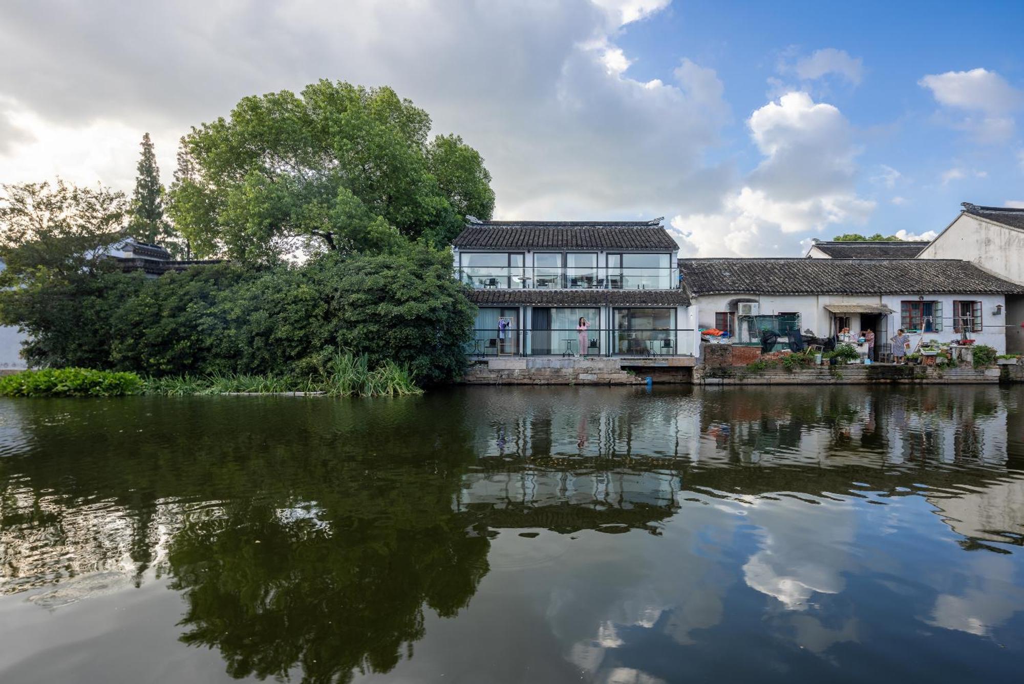 Tongli Slowlife River View Inn Suzhou  Dış mekan fotoğraf